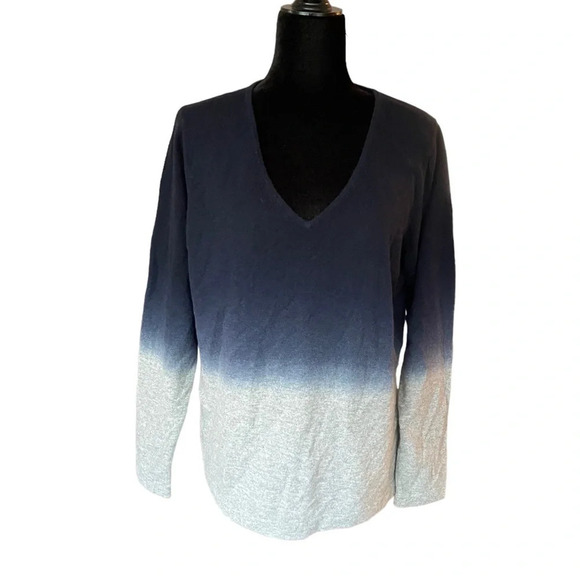 PURE Collection 100% cashmere dip dyed sweater size 18 - Picture 7 of 7
